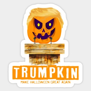 Halloween Trumpkin Make Halloween Great Again Gift T-Shirt Sticker